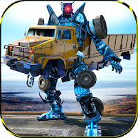 Cover spazzatura camion robot trasformare