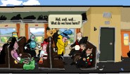 Immagine Detective Case and Clown Bot in: The Express Killer (Linux)